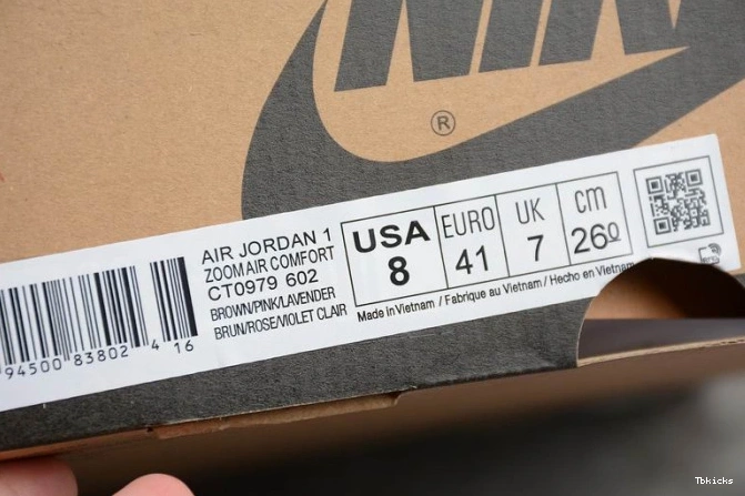 Cheap TBK CMFT Canyon High Air Rust Jordan Zoom 1 (W) CT0979-602 0805